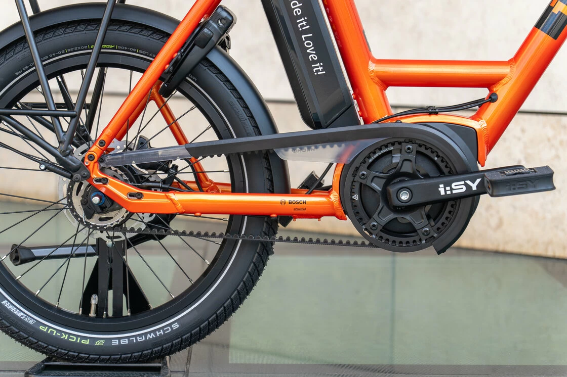 Rower elektryczny na pasku Isy E5 ZR F Bosch Nexus 5 Pomarańcz