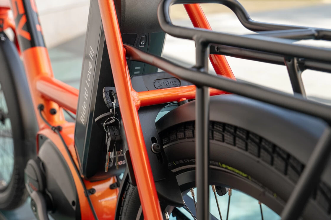 Rower elektryczny na pasku Isy E5 ZR F Bosch Nexus 5 Pomarańcz