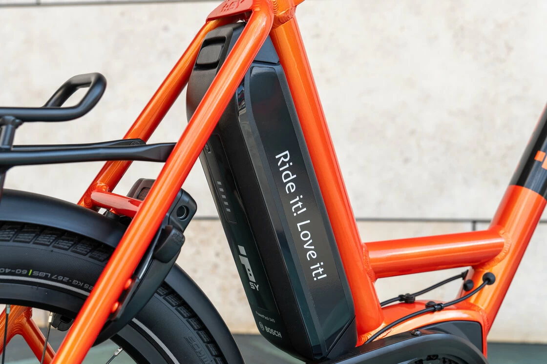 Rower elektryczny na pasku Isy E5 ZR F Bosch Nexus 5 Pomarańcz