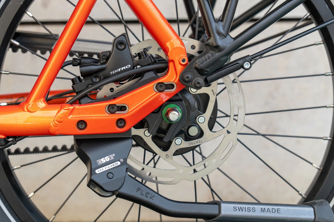 Rower elektryczny na pasku Isy E5 ZR F Bosch Nexus 5 Pomarańcz