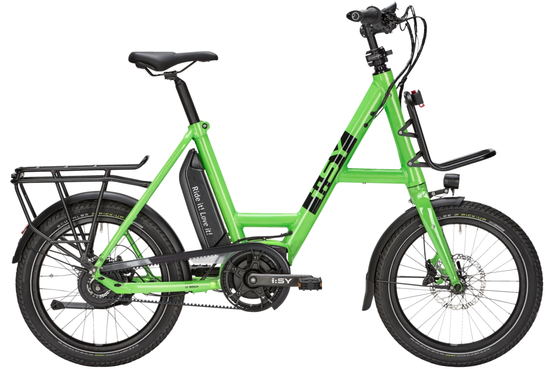 Rower elektryczny na pasku Isy XXL N3.8 ZR B Zielony