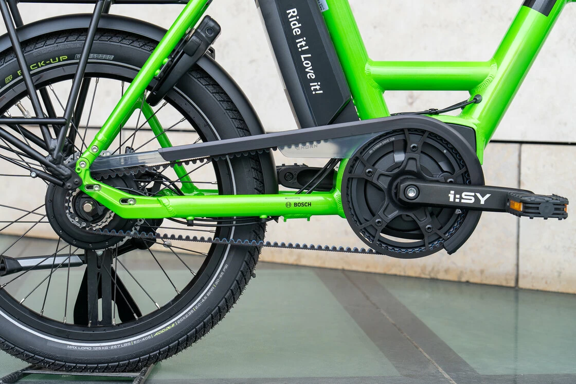Rower elektryczny na pasku Isy XXL N3.8 ZR B Zielony