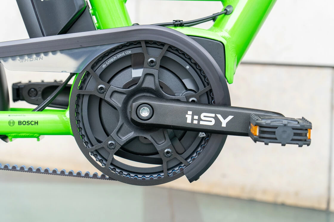 Rower elektryczny na pasku Isy XXL N3.8 ZR B Zielony