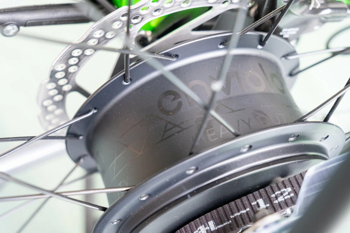 Rower elektryczny na pasku Isy XXL N3.8 ZR B Zielony