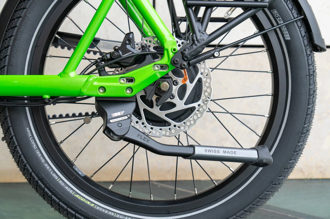 Rower elektryczny na pasku Isy XXL N3.8 ZR B Zielony