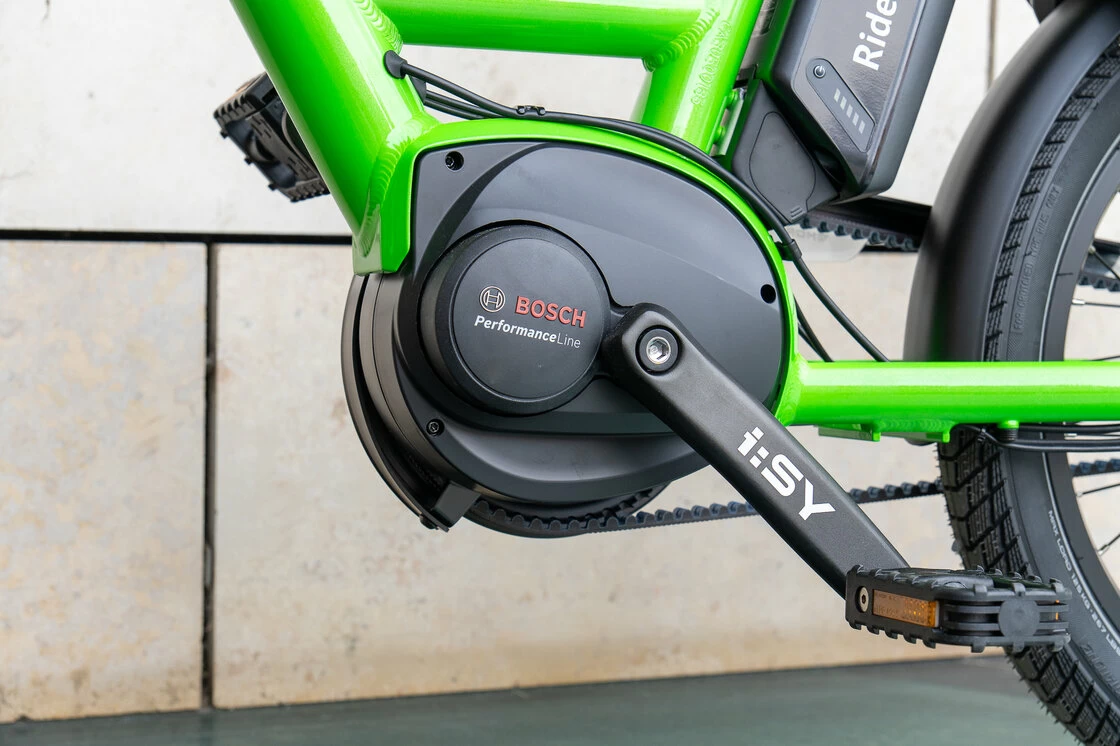 Rower elektryczny na pasku Isy XXL N3.8 ZR B Zielony