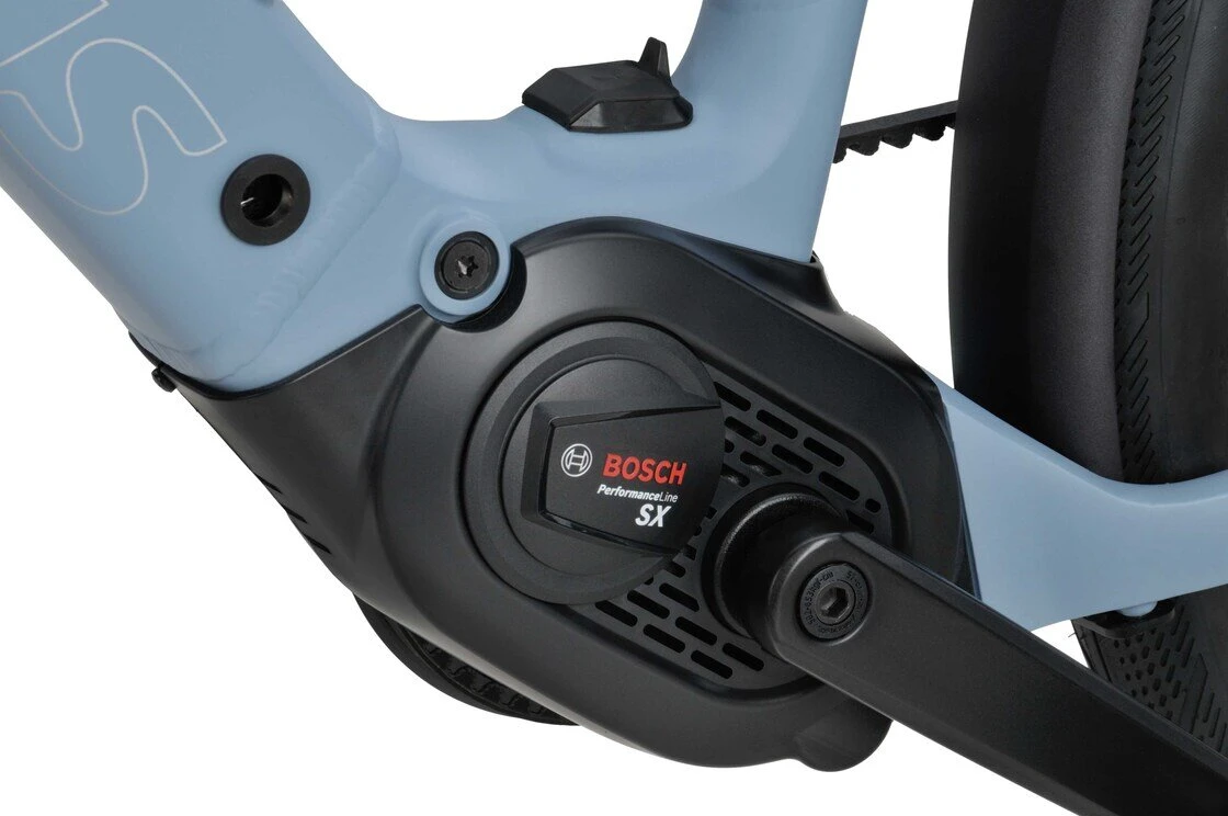 Rower elektryczny na pasku Razer E-go Exclusive Bosch Smart 400Wh Niebieski mat L (48cm)