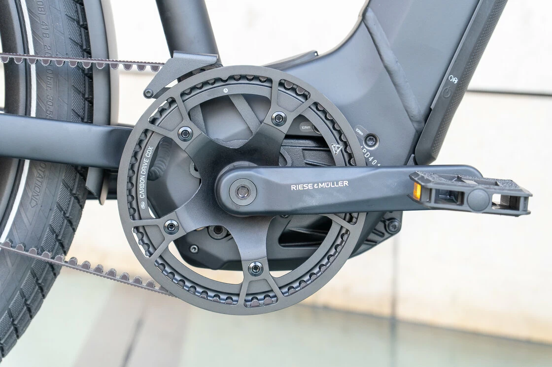 Rower elektryczny na pasku Riese & Muller Charger 4 GT vario CORE 625Wh Męski Black Mat