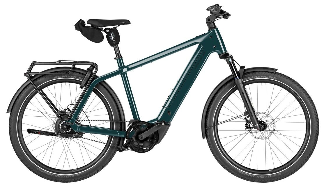 Rower elektryczny na pasku Riese & Muller Charger 5 Vario 800Wh Męski Pine