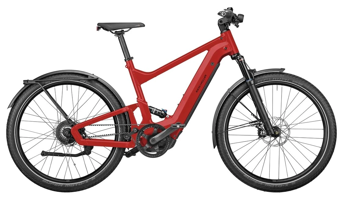 Rower elektryczny na pasku Riese & Muller Delite GT Vario 625Wh NYON Chili Mat