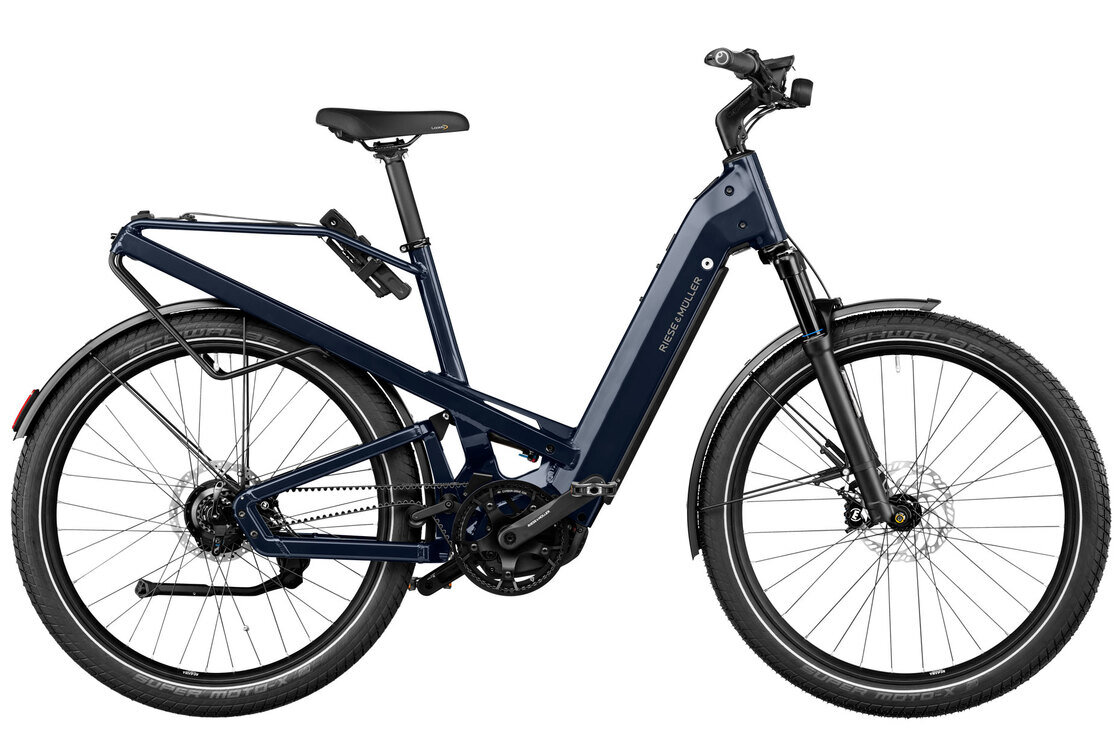 Rower elektryczny na pasku Riese & Muller GT Rohloff Dual Battery 1250Wh Deepsea Blue Metallic