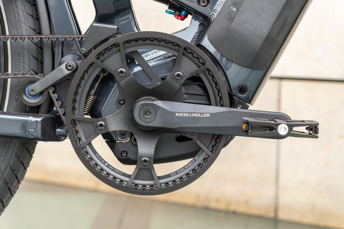 Rower elektryczny na pasku Riese & Muller Homage 4 GT Rohloff Dual Battery 1250Wh Deepsea Blue Metallic