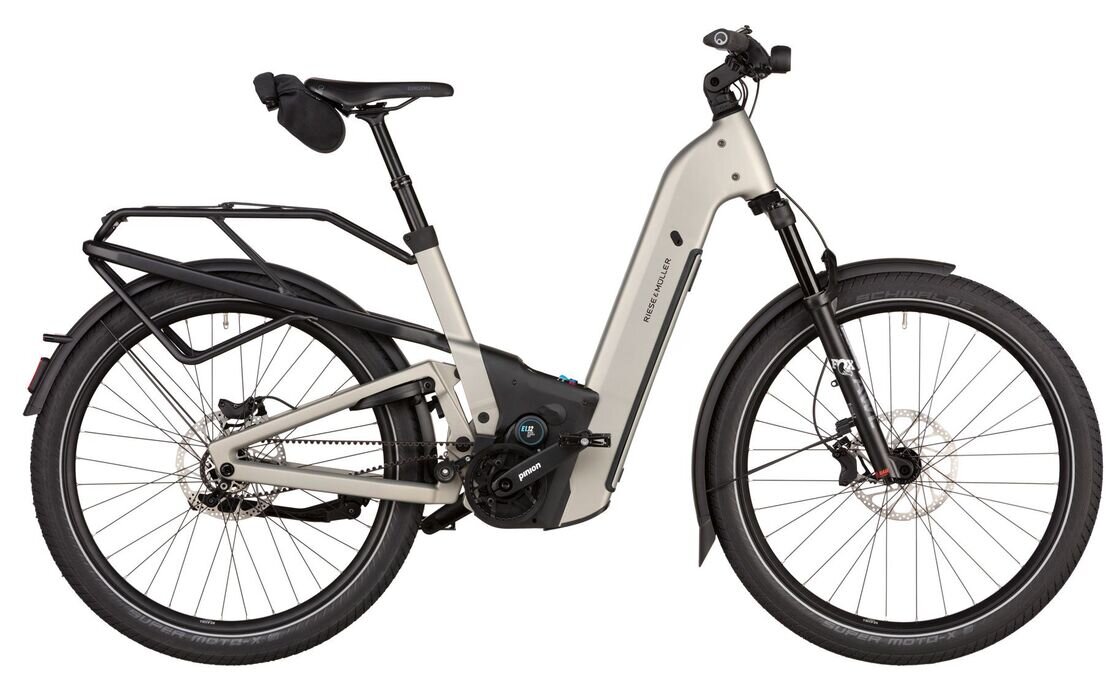 Rower elektryczny na pasku Riese & Muller Homage 5 GT Pinion Full Warm Silver