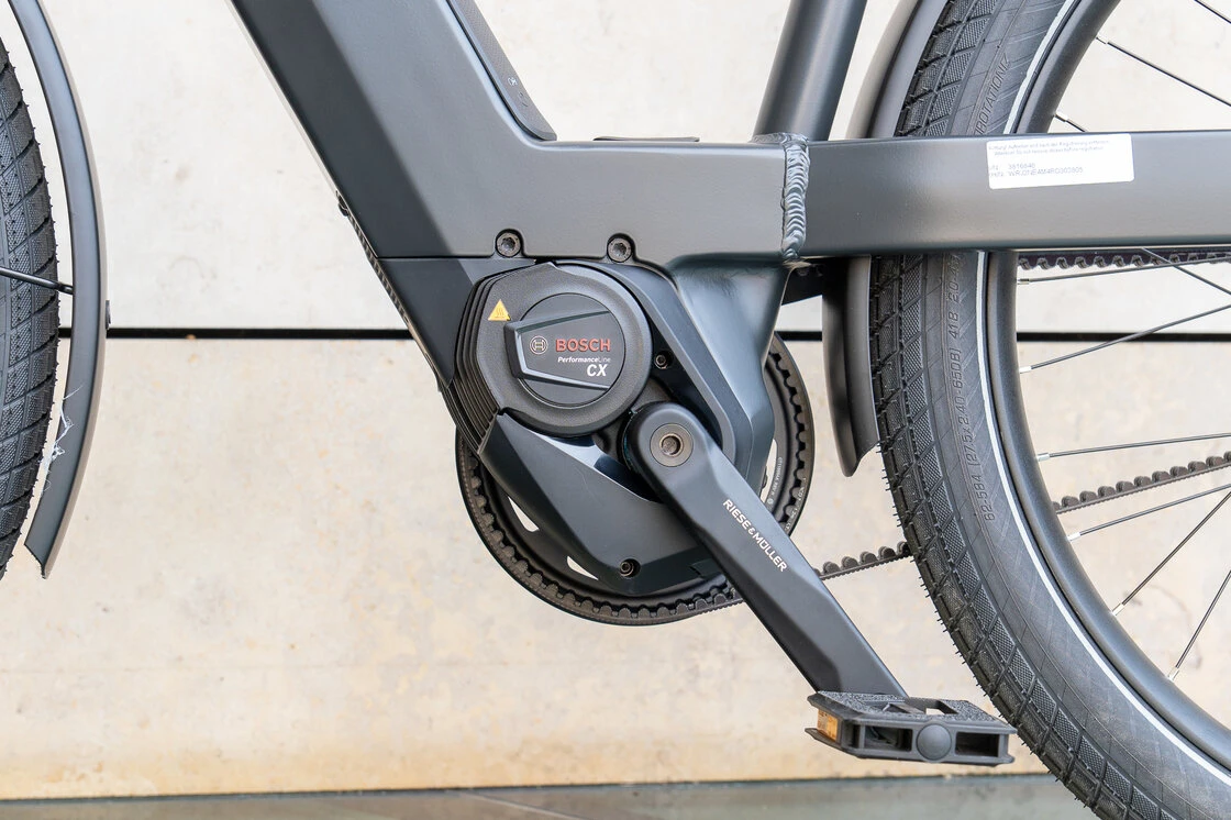 Rower elektryczny na pasku Riese & Muller Nevo 4 GT Vario SMART 625Wh KIOX 300 Dark Grey Mat