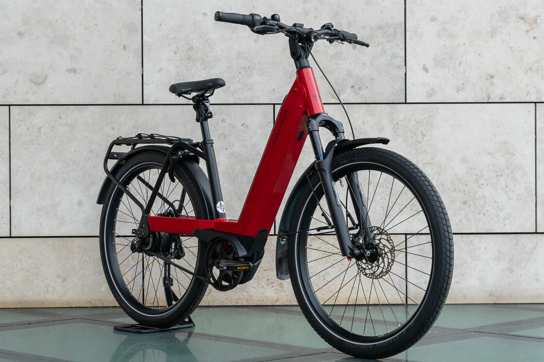 Rower elektryczny na pasku Riese & Muller Nevo 4 GT Vario SMART 750Wh KIOX 300 Dynamic Red Metallic