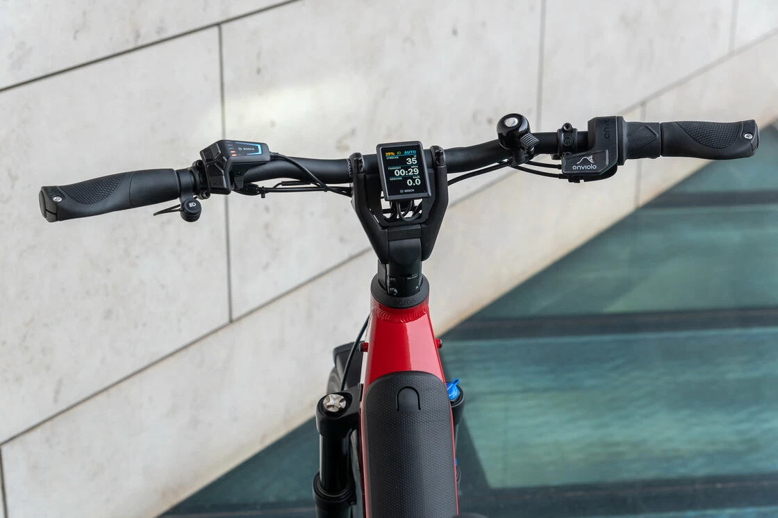 Rower elektryczny na pasku Riese & Muller Nevo 4 GT Vario SMART 750Wh KIOX 300 Dynamic Red Metallic