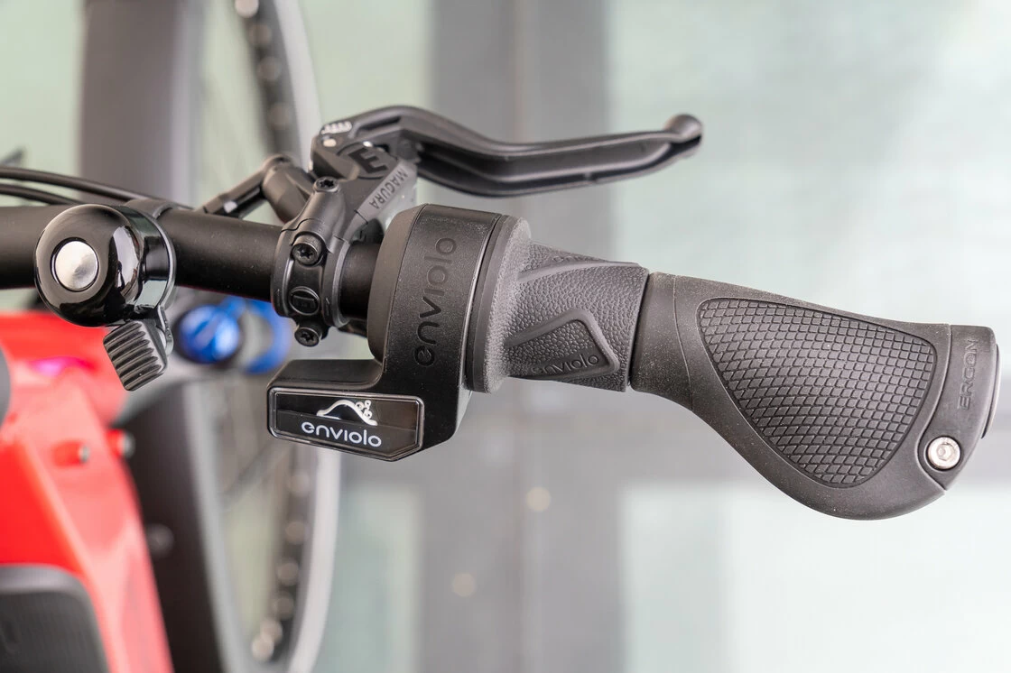 Rower elektryczny na pasku Riese & Muller Nevo 4 GT Vario SMART 750Wh KIOX 300 Dynamic Red Metallic