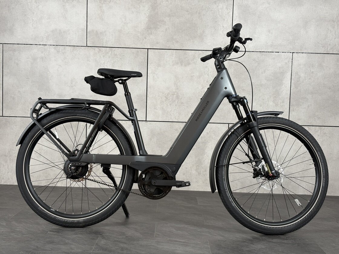 Rower elektryczny na pasku Riese & Muller Nevo 5 Silent Core Slate grey