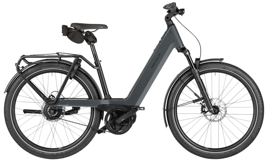 Rower elektryczny na pasku Riese & Muller Nevo 5 Vario 800Wh KIOX 500 Slate Grey Metallic