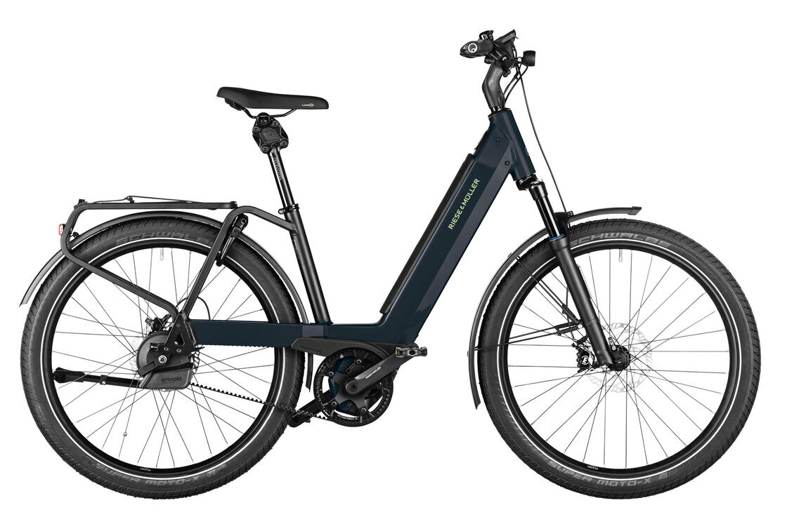 Rower elektryczny na pasku Riese & Muller Nevo GT AUTOMATIC Lunar Grey