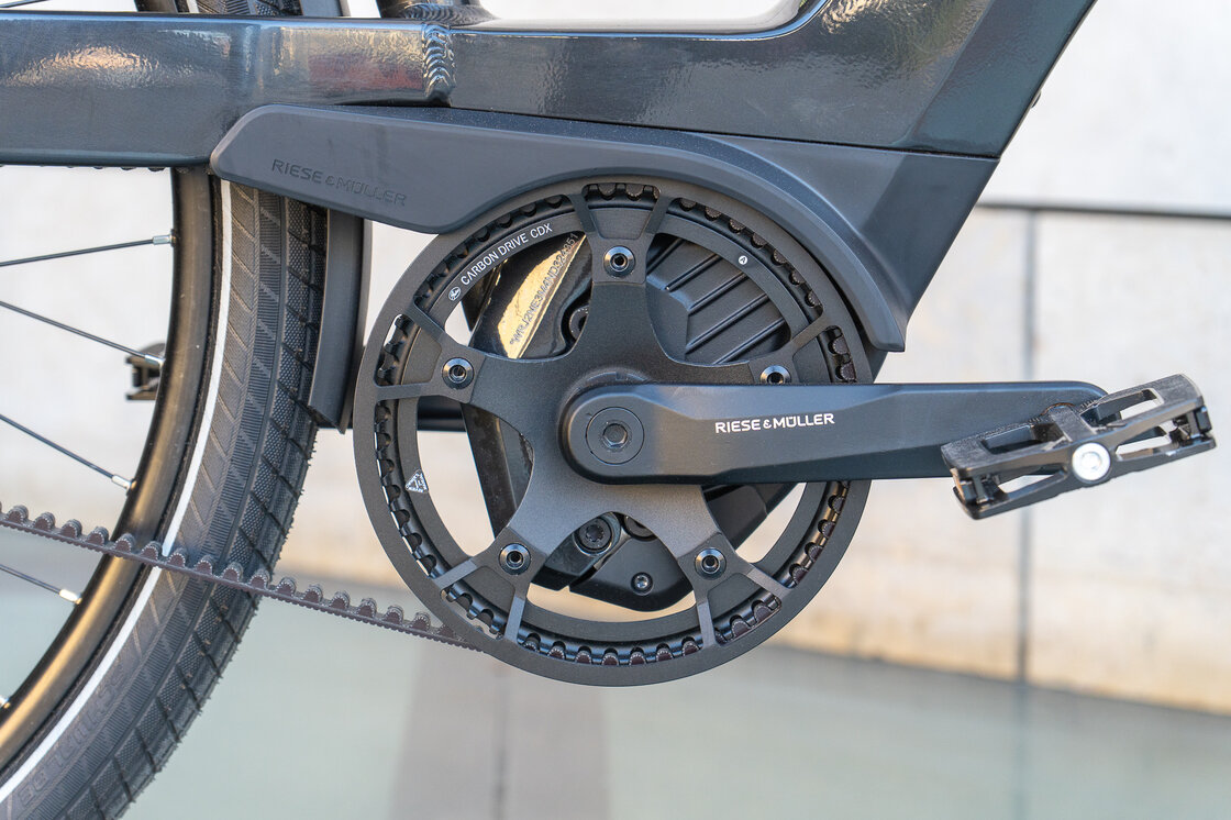 Rower elektryczny na pasku Riese & Muller Nevo GT Vario 28" Lunar Grey