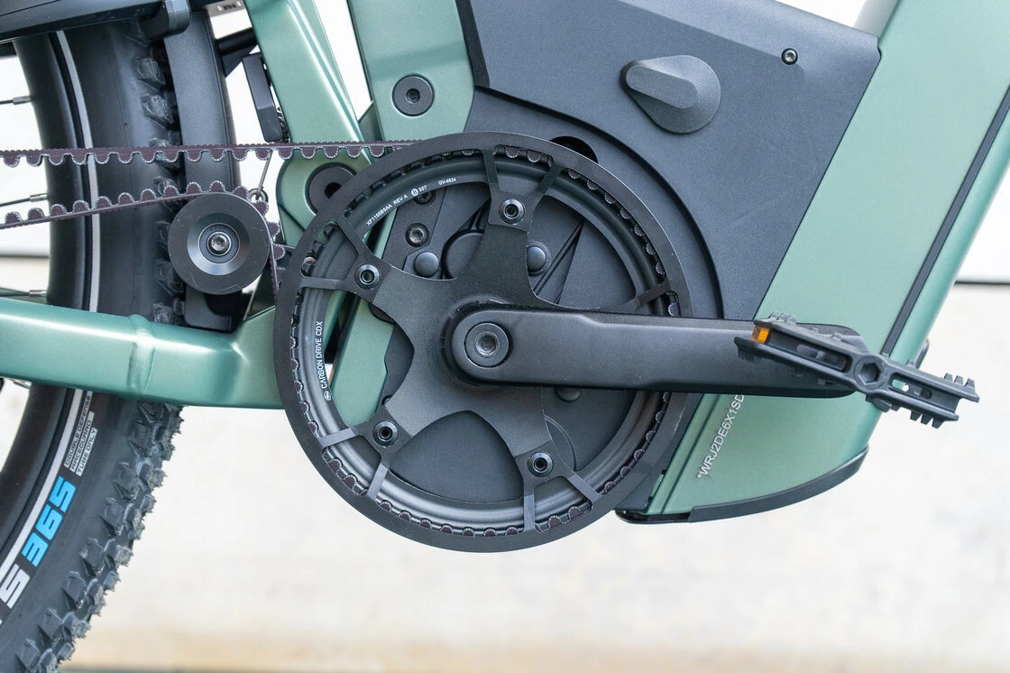 Rower elektryczny na pasku Riese & Muller Superdelite 5 GT DualBattery 1200Wh Rohloff Męski Moss