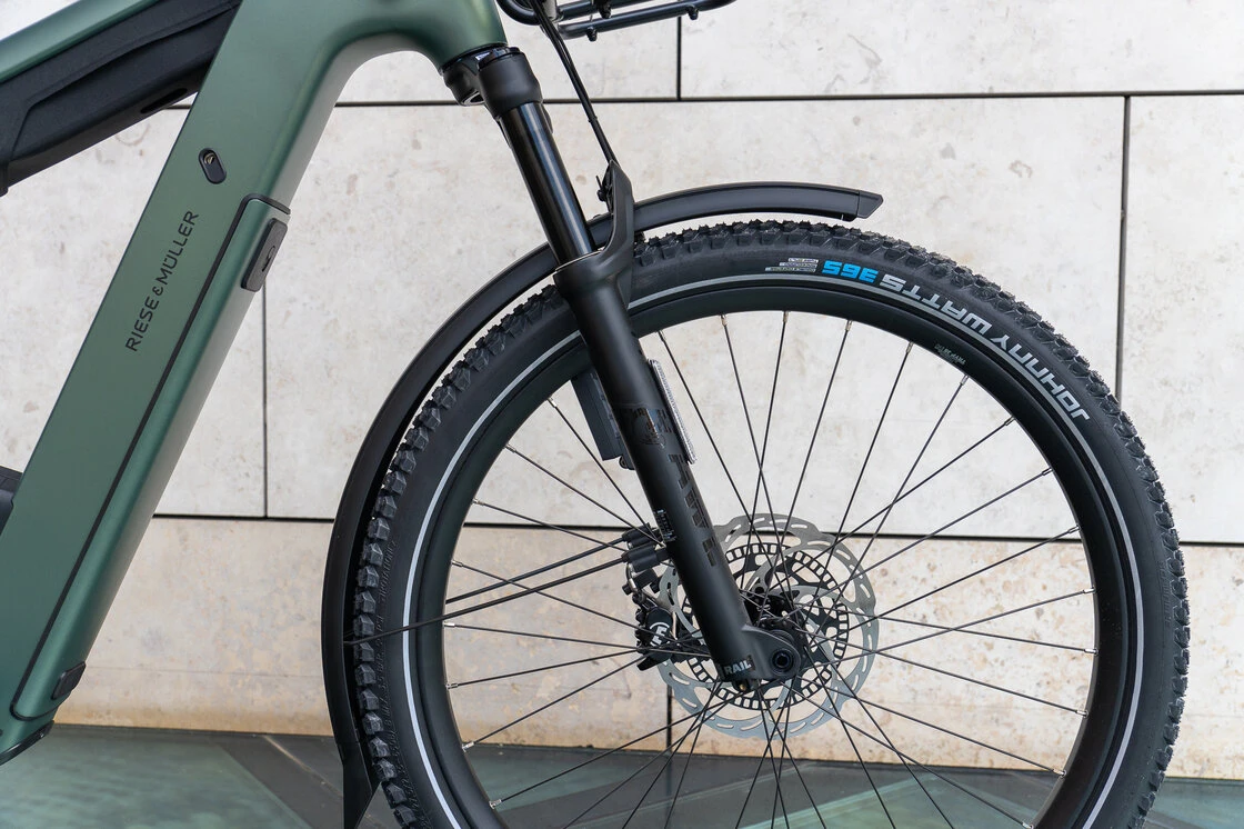 Rower elektryczny na pasku Riese & Muller Superdelite 5 GT DualBattery 1200Wh Rohloff Męski Moss