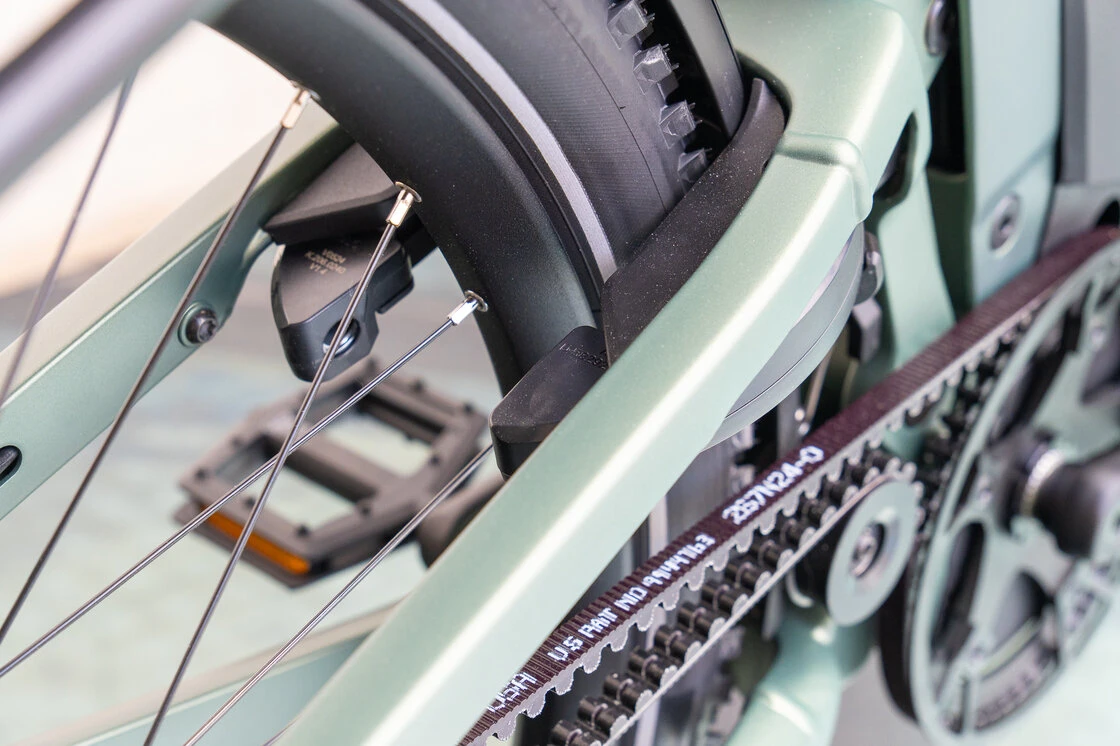 Rower elektryczny na pasku Riese & Muller Superdelite 5 GT DualBattery 1200Wh Rohloff Męski Moss