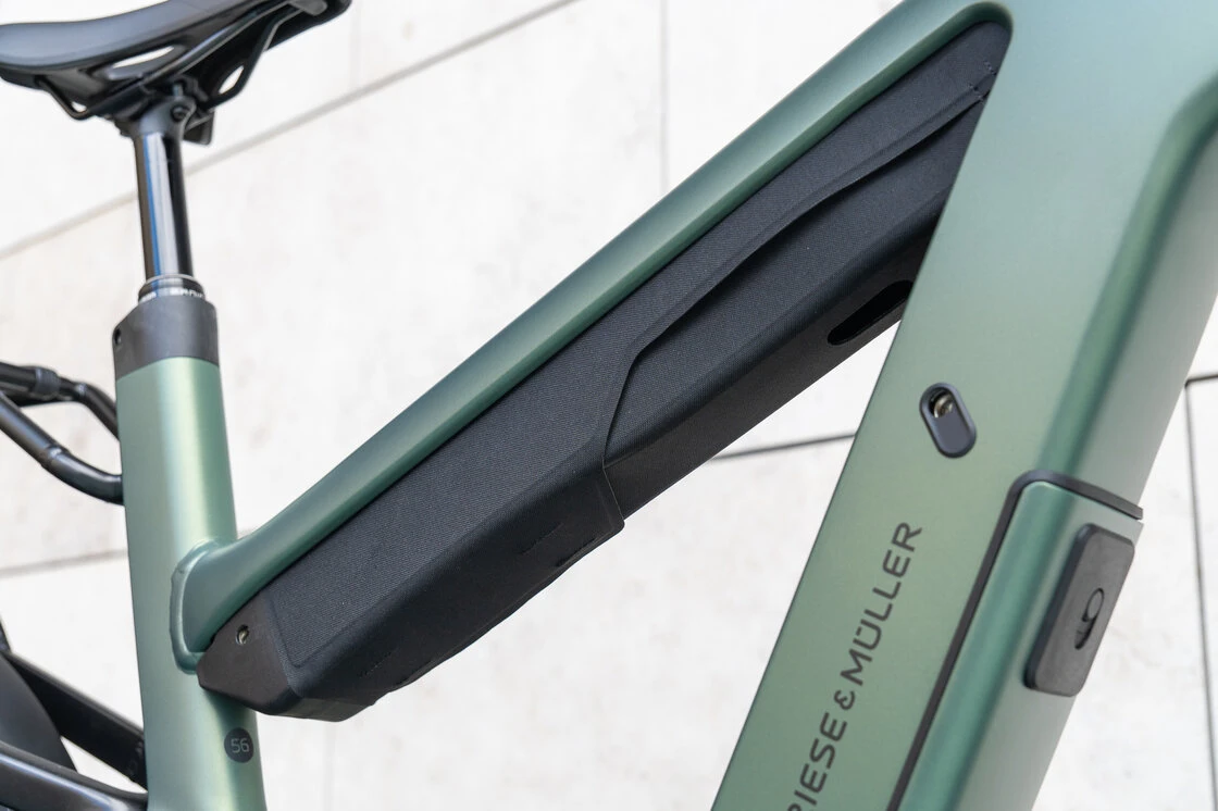 Rower elektryczny na pasku Riese & Muller Superdelite 5 GT DualBattery 1200Wh Rohloff Męski Moss