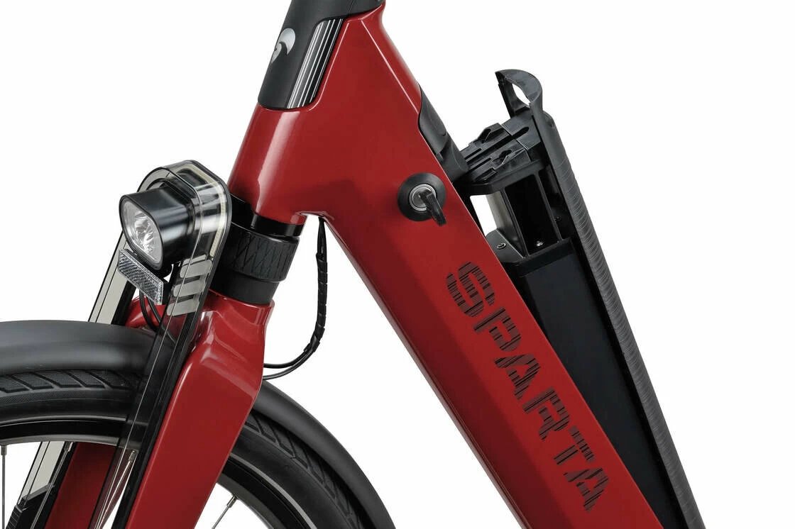 Rower elektryczny na pasku Sparta A-Shine Fit SMART Dark Red 53