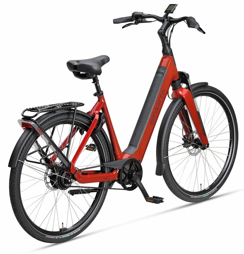 Rower elektryczny na pasku Sparta A-Shine Fit SMART Dark Red 61