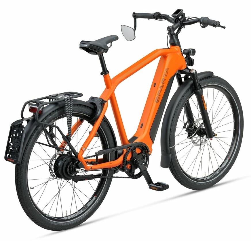 Rower elektryczny na pasku Sparta D-Burst Energy Speed 45 km/h Sunset Orange Mat