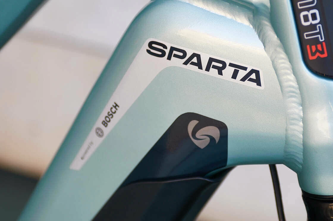 Rower elektryczny na pasku Sparta D-Burst M8TB Smart Alfine 8 GPS Unisex Srebrno-zielony 53
