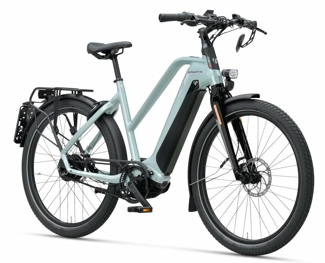 Rower elektryczny na pasku Sparta D-Burst METB Smart Speed Enviolo 625Wh Unisex SilverGreen Metalik