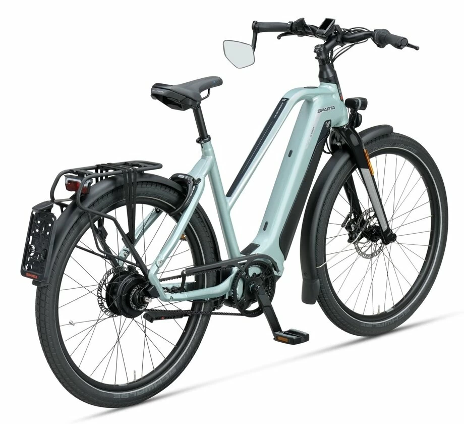 Rower elektryczny na pasku Sparta D-Burst METB Smart Speed Enviolo 625Wh Unisex SilverGreen Metalik