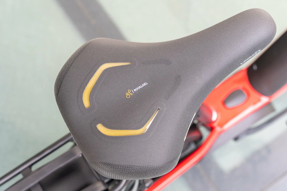 Rower elektryczny Riese & Muller Nevo GT Vario na pasku NYON Dynamic Red