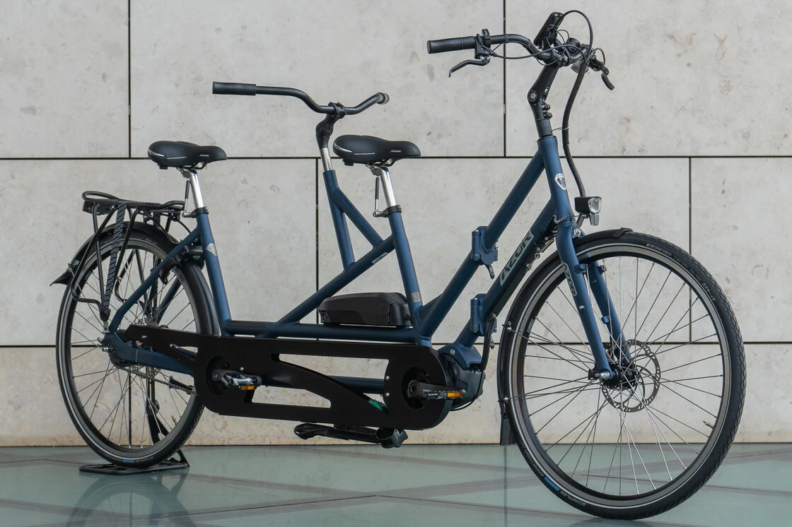 Rower elektryczny tandem składany AZOR Special 28" wolnobieg