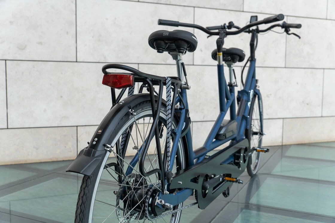 Rower elektryczny tandem składany AZOR Special 28" wolnobieg