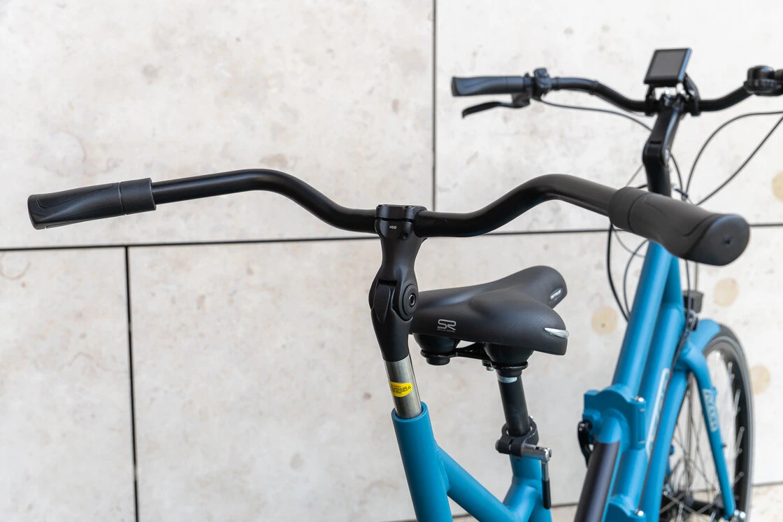 Rower elektryczny tandem składany AZOR Special 28" wolnobieg Benzynowy Niebieski Mat