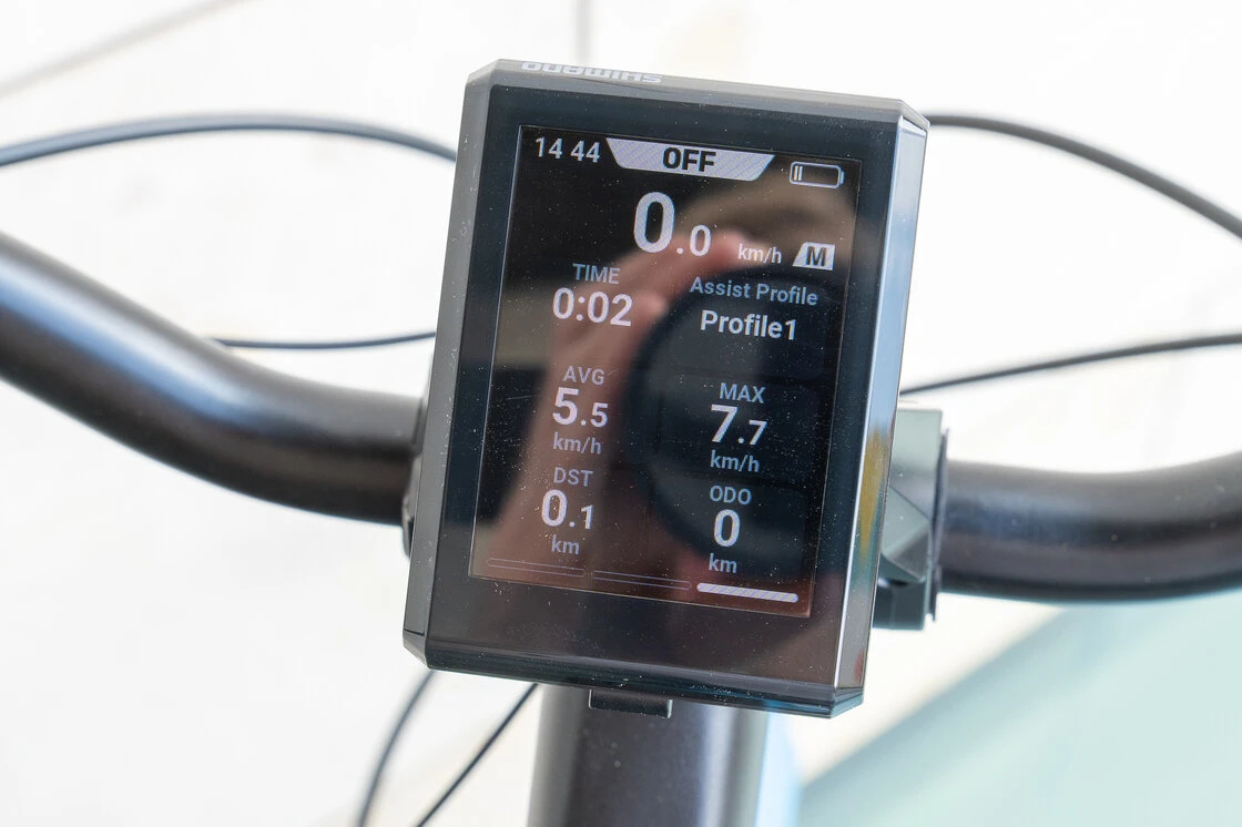 Rower elektryczny tandem składany AZOR Special 28" wolnobieg Benzynowy Niebieski Mat