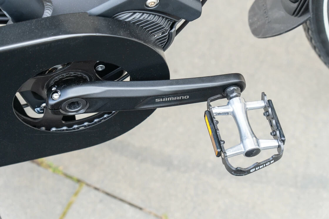 Rower elektryczny tandem składany AZOR Special 28" wolnobieg Czarny mat