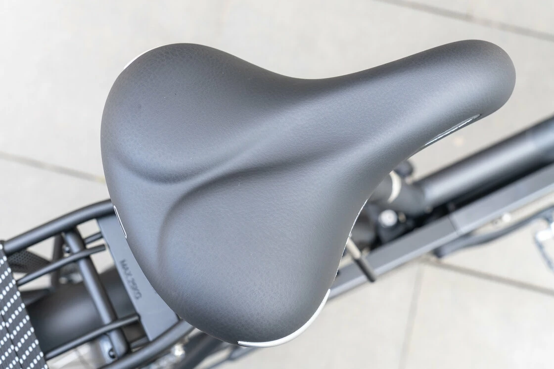 Rower elektryczny tandem składany AZOR Special 28" wolnobieg Czarny mat