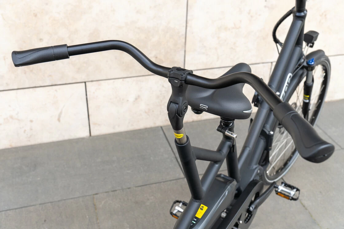 Rower elektryczny tandem składany AZOR Special 28" wolnobieg Czarny mat