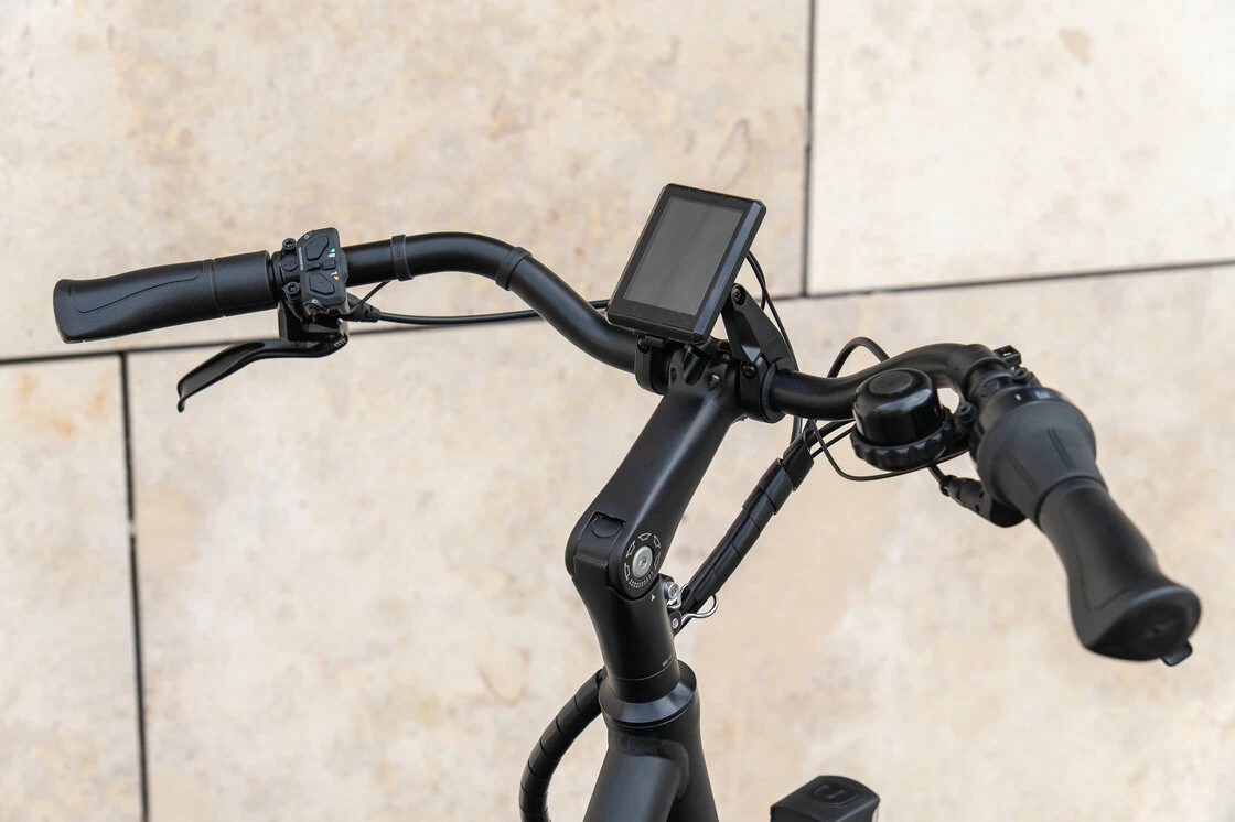 Rower elektryczny tandem składany AZOR Special 28" wolnobieg Czarny mat