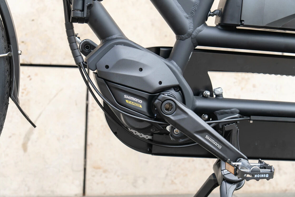 Rower elektryczny tandem składany AZOR Special 28" wolnobieg Czarny mat