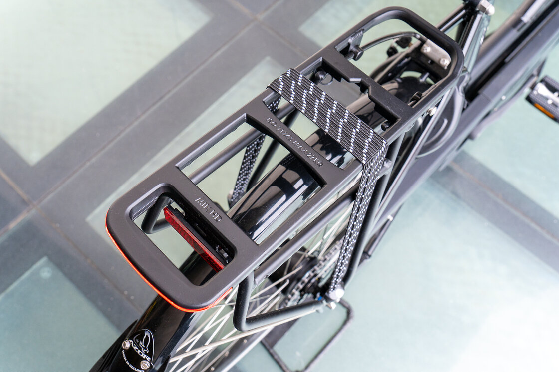 Rower elektryczny tandem składany AZOR Special 28" wolnobieg Czarny Połysk