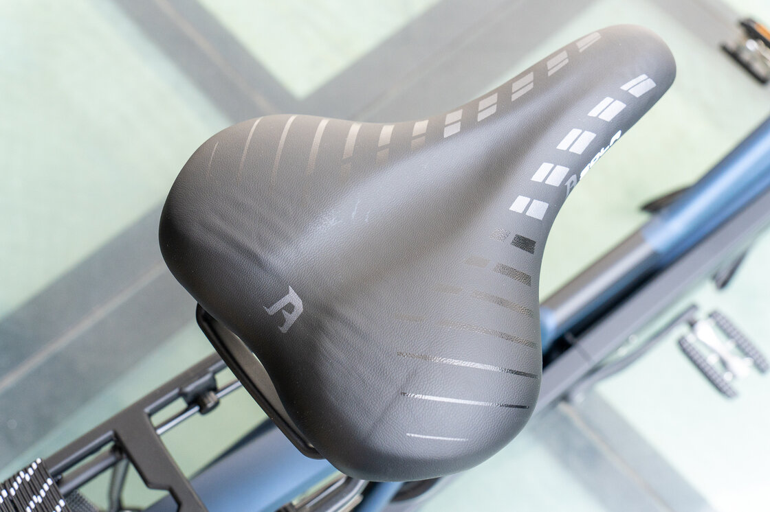 Rower elektryczny tandem składany AZOR Special 28" wolnobieg Niebieski Mat