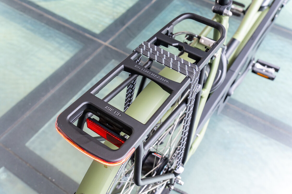 Rower elektryczny tandem składany AZOR Special 28" wolnobieg Zieleń Wojskowa Mat