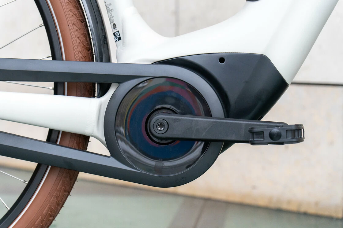 Rower elektryczny z baterią w ramie Batavus Altura E-go Power BES3 Smart 500Wh Light Gray Mat 61