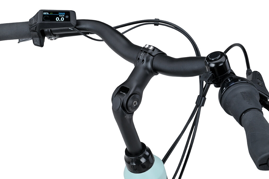 Rower elektryczny z baterią w ramie Batavus Altura PT Smart 500Wh Grey Turquoise Mat